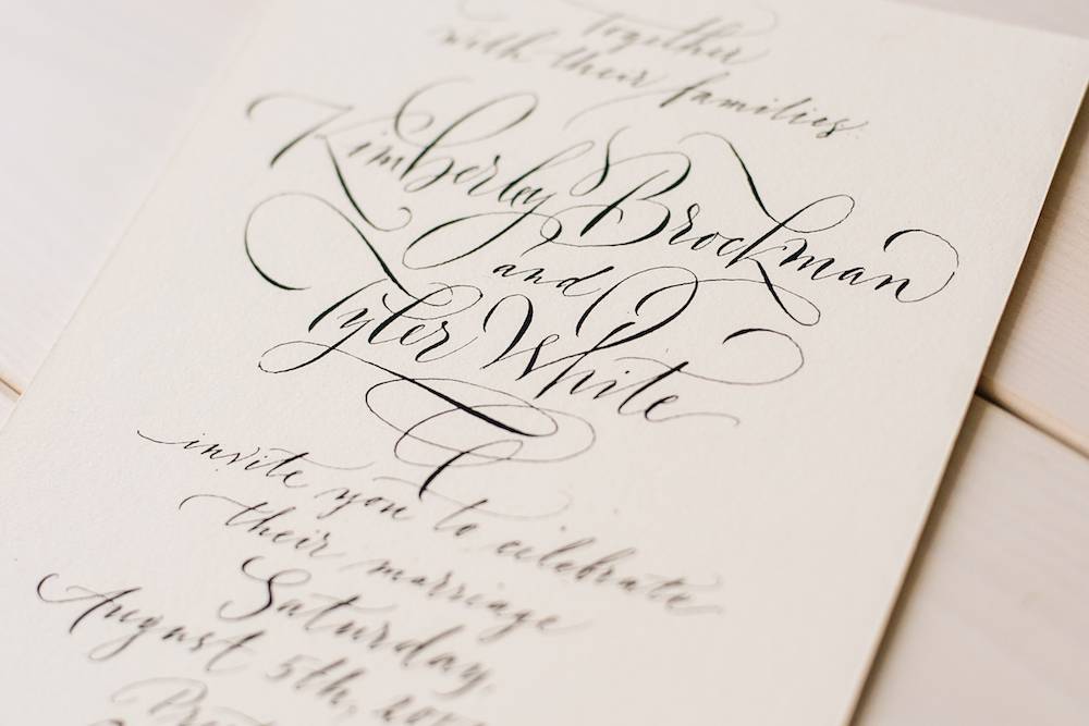 Romantic Calligraphy | Online Wedding Invitation - Invites & Co